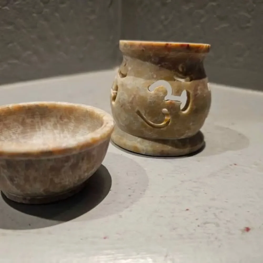 Soapstone Om Oil Diffuser